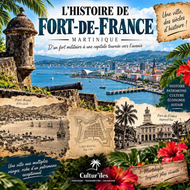Histoire de fort de france , Martinique